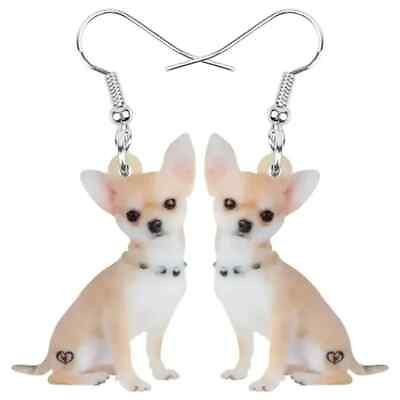 #ad Cute Dog Design Dangle Earrings Simple Cute Style Alloy Jewelry Adorable $9.98