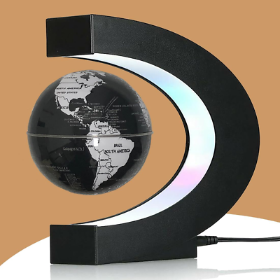 #ad RTOSY Magnetic Levitation Floating Globe with LED Light Desk Gadget Decor amp; $47.67