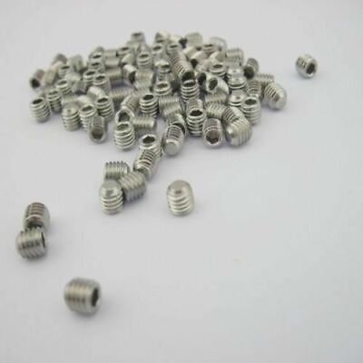#ad Lot Of 100 Socket Set Screws For Tattoo Steel Aluminum Alloy Grip Supply $9.63