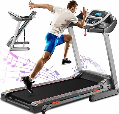 #ad Treadmill with Incline 3.25HP Heavy Duty Electric Running Machine for Home Gym $284.39