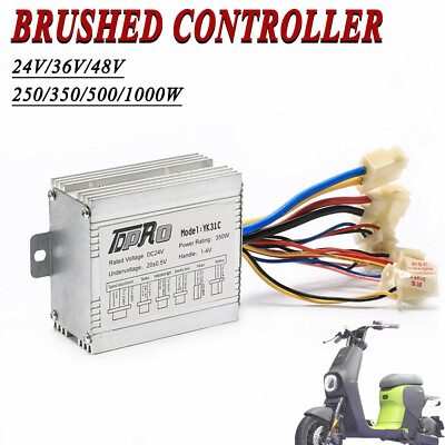 #ad 24V 36V 48V 1800W 800W 500W Motor Speed Controller For Electric Scooter Brush $65.99
