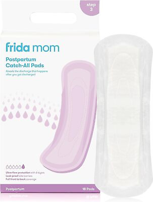 #ad Frida Mom Postpartum Maternity Catch All Pads for Maximum Absorbancy 18 ct $15.50