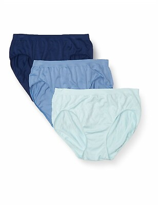#ad Bali AK90 3 Pack Comfort Revolution Hipster Panty Panties Underwear NEW 3 Pairs $7.61