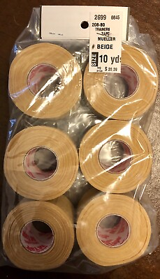 #ad CLEARANCE MUELLER TRAINERS ATHLETIC 10 YDS MTAPE BEIGE 6 PACK $7.99