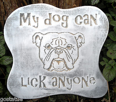 #ad Bulldog puppy plaque mold garden plaster concrete mould 10.5quot; x 9.5quot; x 3 4quot; $29.95