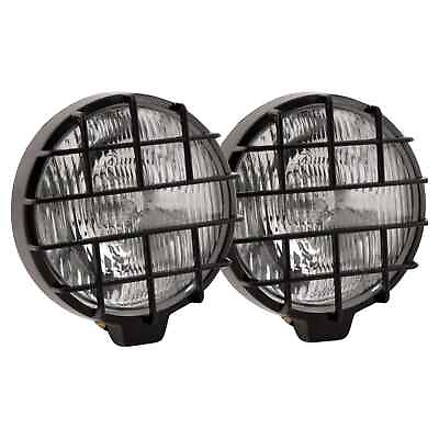 Pilot 5.5 in 2 Piece Round Off Road Fog Light Kit with Stone Guard Covers Clear $34.99