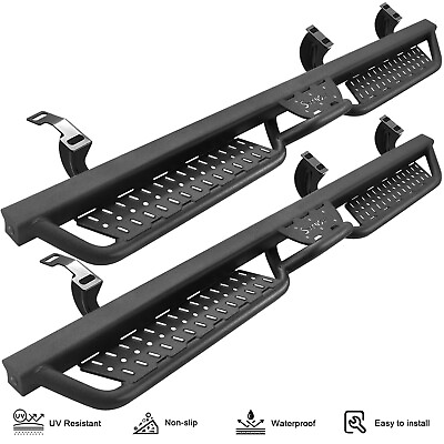 #ad BHK Y Running Boards for 05 23 Toyota Tacoma Double Cab Nerf Bar Down Step BLK $218.99