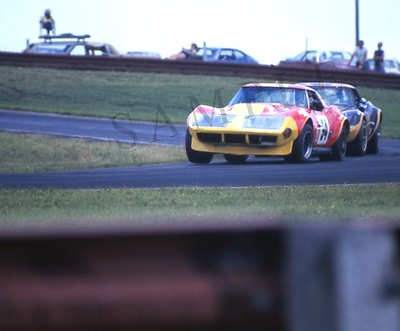 #ad 1972 Chevy Corvettes IMSA Series Racing Mid Ohio Race Course 8quot;x 10quot; Photo 12 $8.95