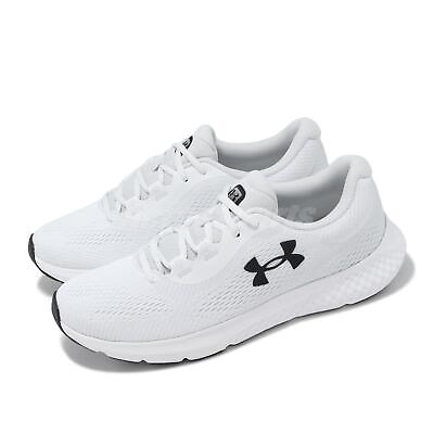 #ad Under Armour Charged Rogue 4 UA White Black Men Road Running Shoes 3026998 101 $104.99