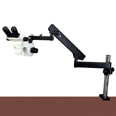 #ad 2X 45X Stereo MicroscopeArticulating Arm Stand0.3X Barlow for PCB Inspection $748.99