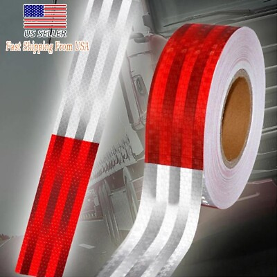 #ad Car Bumper Reflective Stickers Warning Strip Tape Secure Reflector Stickers US $12.99