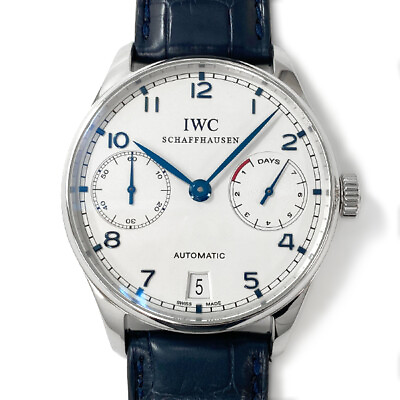 #ad IWC Portugieser Automatic 7 Days IW500107 Silver Dial TO128459 $5904.00