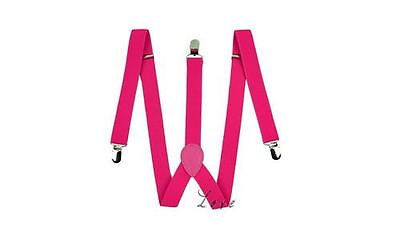 #ad Mens Bright Pink Adjustable Braces Suspenders Wedding $19.69