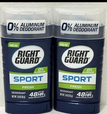 #ad 2 PACK Right Guard Sport Fresh Deodorant 3oz 48hr Odor Protection $21.99