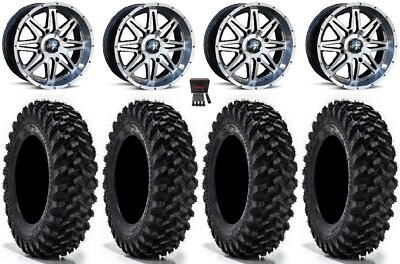 #ad MSA Vibe 14quot; Wheels Dark Tint 30quot; Warrior XT Tires Polaris Ranger XP 9 1K $1679.60