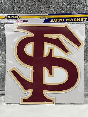 #ad Florida State Seminoles FSU NCAA Car Magnet 12quot; Craftique $19.99