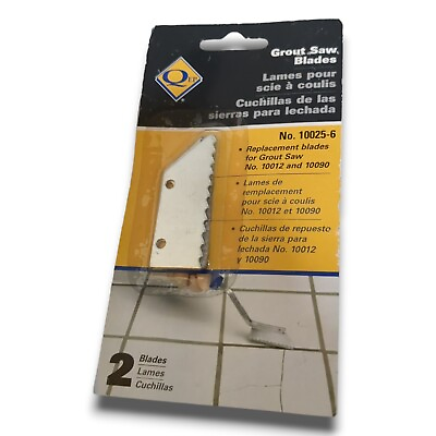 #ad QEP Grout Saw Replacement Blades 2 Pack #10025 6 New In Unopened Package * $8.99