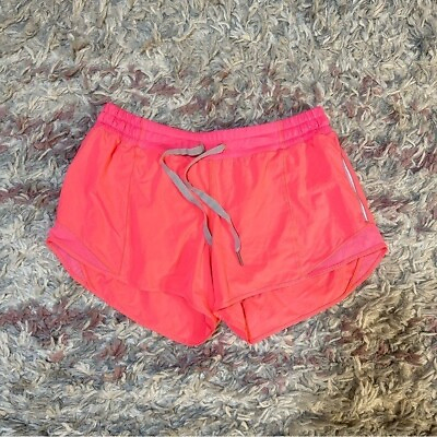 #ad Lululemon pink lined shorts 10 $50.00