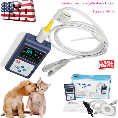 #ad CONTEC Veterinary Handheld CMS60D Vet Pulse tester pulse oxygen saturationHot $99.00