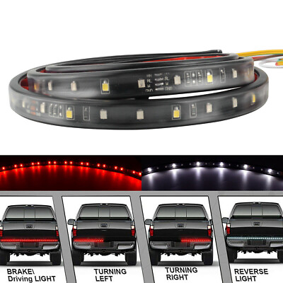 #ad 60quot; Inch Truck Tailgate LED Light Bar Brake Reverse Turn Signal Stop Tail Strip $10.08