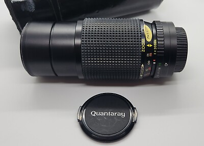#ad Quantaray 80 205mm F 4.5 Camera Zoom Lens 897088 With Case For Olympus OM $25.00