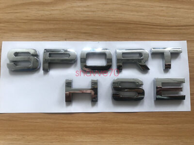 #ad 1PC Sport HSE Chrome Letters Badge Logo Fit For Range Rover Sport NAMEPLATE $19.99