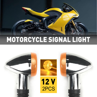 #ad Motorcycle Turn Signal Lights Blinker For Honda Shadow VT400 VT600 VT750 VT1100 $12.99