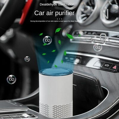 #ad 2X Car for Home Purifier Hepa Filters Desktop Purifier USB Rechargeable9598 AU $32.99
