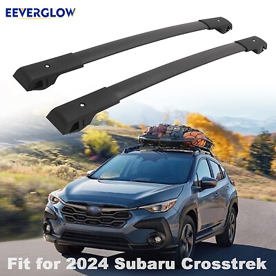 #ad Adjustable Roof Rack Cross Bars Luggage Carrier For 2024 Subaru Crosstrek $66.99