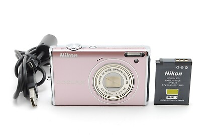 #ad MINT Nikon COOLPIX S640 Precious Pink 12.2MP Digital Camera From JAPAN $194.99