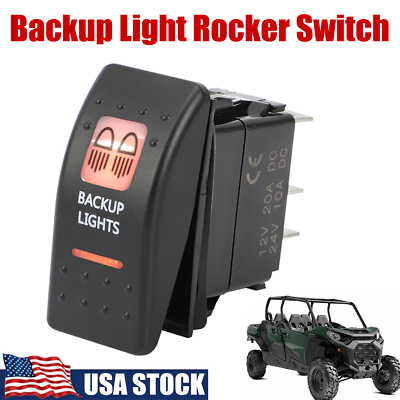 #ad Backup Light Rocker Switch Amber Ligh for Can Am Commander Maverick Defender UTV $13.99