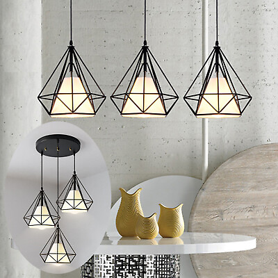 #ad 3 Head Ceiling Hanging Light Pendant Lamp Chandelier Fixture Dining Room LED NEW $31.92