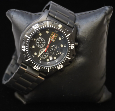 #ad Quartz Men#x27;s Chronograph Watch Black $67.45