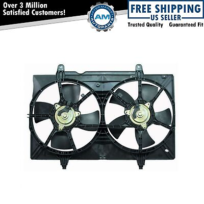 #ad Radiator Dual Cooling Fan Assembly for 04 09 Nissan Quest $110.57