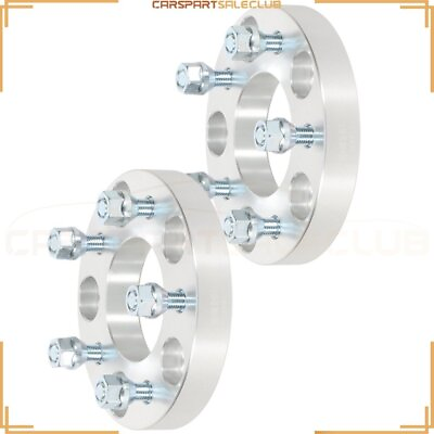 #ad 2 pcs 1quot; 25mm Thick Wheel Spacers Adapter 5x5 to 5x4.75 12x1.5 For Dodge Journey $47.55