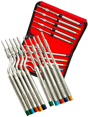 #ad GERMAN Sinus Lift Osteotomes Straight Off Set Concave Dental Implant Instrument $55.19