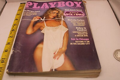 #ad Playboy Magazine April 1979 25 Years of Rock and Roll Debra Jo Fondren PB6 $7.50