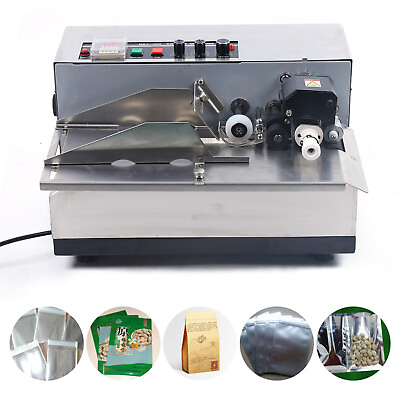 #ad Auto Dry ink Batch Coding Machine Ink Wheel Printer Date Label Marking Machine $311.60