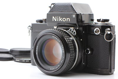 #ad Near MINT Nikon F2 Photomic Black Film Camera DP 1 Ai 50mm f1.4 Lens JAPAN $249.99