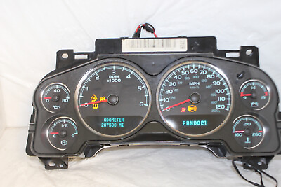 #ad Speedometer Instrument Cluster 07 2011 Silverado Sierra Suburban 207530 Miles $191.73