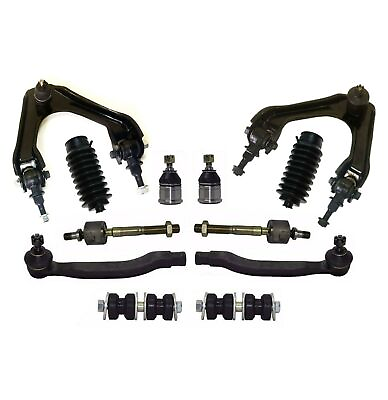 #ad Kit for 1994 1997 Honda Accord 12pc Control Arm Ball Joint Tie Rod Sway Bars $82.73