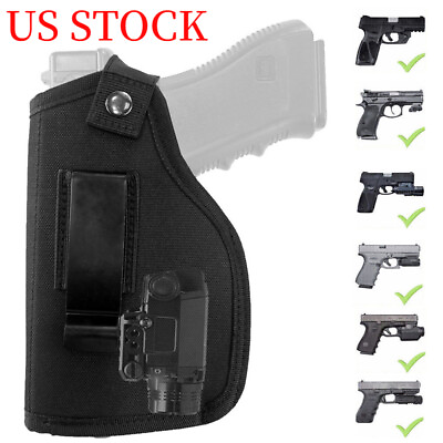 #ad Tactical IWB OWB Holster Concealed Carry Fits Gun with Flashlight or Laser Light $18.68