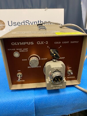 Olympus CLK 3 Cold Light Supply Endoscopy Light Source w Adapter $145.00