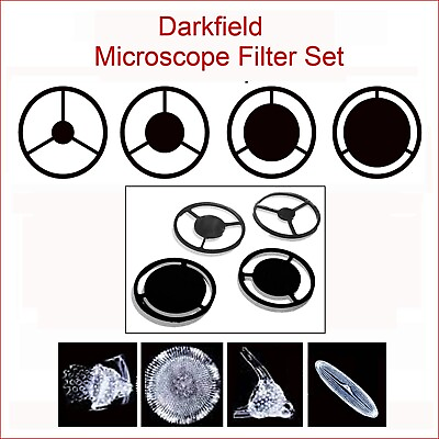 #ad Microscope Darkfield Set 30mm Insertion Diameter $9.50