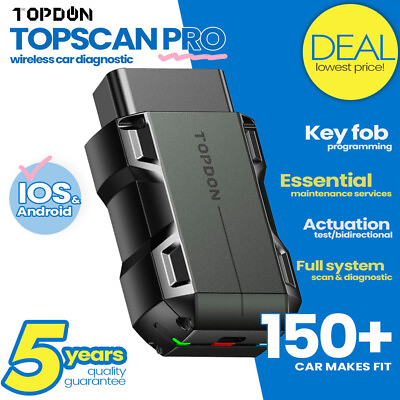 #ad best value TOPDON TopScan Pro Wireless Auto MAX Diagnostic Key Programming Tool $99.99