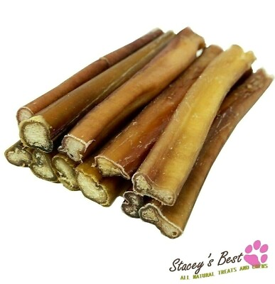#ad PREMIUM 6quot; inch BULLY STICKS FOR DOGS EXCELLENT DOG CHEW AND DOG TREAT 10 pcs $21.99