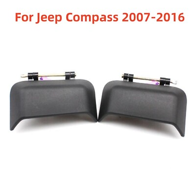 #ad 2x Car LHamp;RH Rear Door Exterior Handle Black For Jeep Compass 2007 16 5115827AD $31.31
