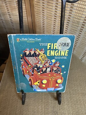 #ad The Fire Engine Book Little Golden Book Hardcover By Gergely Tibor GOOD $11.90