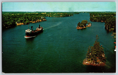 #ad Thousand Islands New York View of Thousand Islands Vintage Postcard $4.94