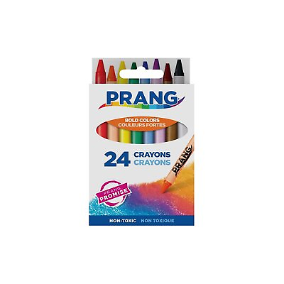 #ad Prang Crayons Made with Soy 24 Colors Box 00400 $10.89